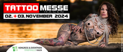 Model: Milka Konstanze MESSE TATTOO Internationale H A G E N 02.. -.03..NOVEMBER 2024 +